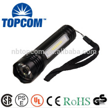 Aluminum Led Flashlight Led Torch Light 1+13 Led Magnetic Torch Light